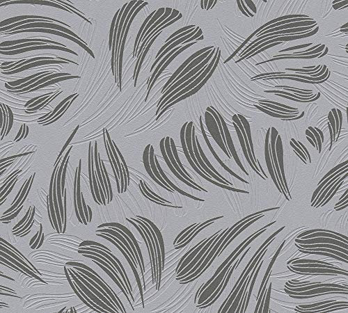 A.S. Création 367035 36703-5 Papier peint intissé à paillettes Gris/noir métallisé 10,05 m x 0,53 m