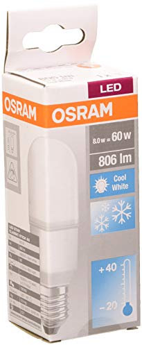 OSRAM LED Lampe mit E27 Sockel, Kaltweiss(4000K), Stabform, 8W, Ersatz für 60W-Glühbirne, matt, LED STAR STICK , 10er-Pack
