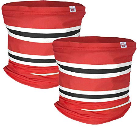 fan originals - Schlauchschal in den Farben von Sheffield United - Rot/Weiß/Schwarz - Rot - 2 Stück