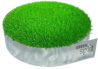 Rasenkantenband Metall Alu/Zink | Rasenkanten | Beeteinfassung | Beetumrandung | Beetbegrenzungen (Länge 15m / Höhe 20cm)