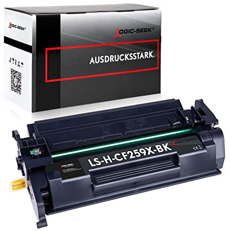 Logic-Seek Toner kompatibel für HP 59X CF259X Laserjet Pro M404n M404dn M404dw Laserjet Pro MFP M428dw MFP M428fdn MFP M428fdw MFP M428m | MIT CHIP | 10.000 Seiten