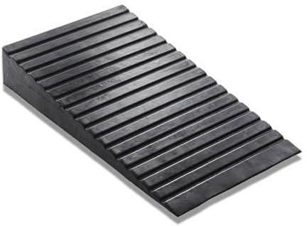The Ramp People 11cm - 17cm Rubber Kerb Ramp (400mm wide, 1000kg Capacity) Loading Ramp for Cars, Bikes and Pets (11.4cm) | 400mm wide | Heavy Duty | Outdoor Weatherproof Waterproof Anti-slip | Loading Ramp for Car, Bike, Pets, Motorcycle