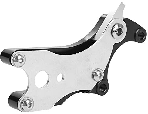 Saluaqui Fahrrad Scheibenbremse Adapter Konverter, Langlebig Aluminiumlegierung Fahrradbremse für Fahrrad ohne Bremse, Fahrradzubehör Metall Konvertierung