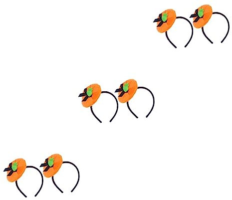 ABOOFAN Halloweenkostüm 6 Stk Halloween-haarspangen Flet Haarnadel Für Stirnbänder Haar Klammern -kopfschmuck Für Maskerade Kind Kürbis Haarschmuck -Stirnband