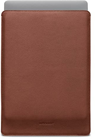 WOOLNUT Custodia in pelle per MacBook Air 15 pollici (2023-2024, M2 / M3) - marrone cognac