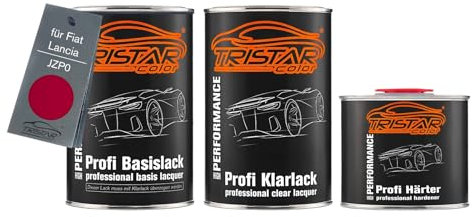 TRISTARcolor Autolack Set Dose spritzfertig für Fiat/Lancia JZP0 Rosso Andaluso Basislack + 2K Klarlack 2,5L
