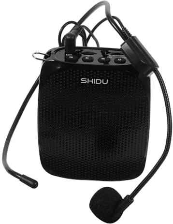 Toyvian Teacher's Assistant Speaker Amplifier 12h Battery Compact Design Portable Amplifier Microphone