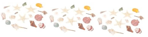 BESPORTBLE 3 Ensembles Coquille Naturelle coquilles Saint- Ornements de Coquillages Aquarium décor coquilles d'huîtres pour l'artisanat Ornements de Coquille étoile de mer Crabe ermite