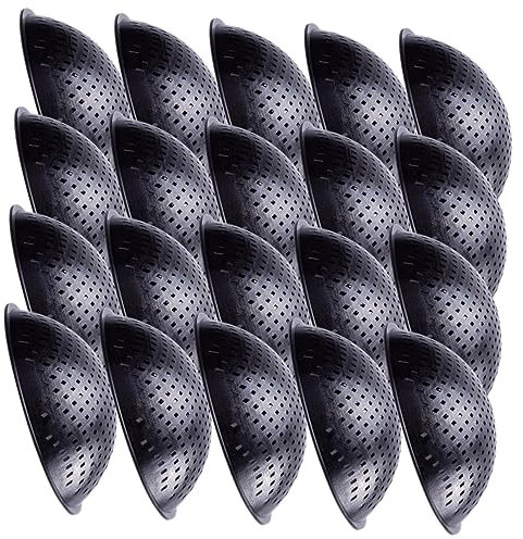 BESPORTBLE 60 Pièces Couvercle de Filtre de Pot de Fleur Pieds de Pot de Jardinage Pots de Fleurs en Plastique Light bassine Tapis de Fond de Pot de Fleurs Tapis de Jardin en Maille Respirant