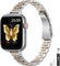 Metall Armband Kompatibel mit Apple Watch Armband 38mm 40mm 41mm 42mm 44mm 45mm 46mm 49mm, Damen Herren Mode Schlank Edelstahl Metall Armband für iWatch Ultra/Ultra 2, SE, Serie 10 9 8 7 6 5 4 3 2 1