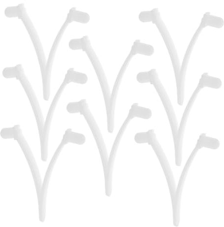 KONTONTY 8pcs Pool Pole Clips Replacement Leaf Rake Attachment Clips for Skimmer