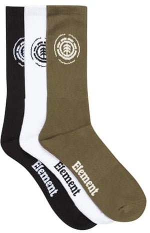 Element Chaussettes ICON SOCKS 3PK Orange One size