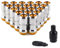 SHENGG 20 STÜCKE Racing Radmuttern M12x1.5/1,25 Schraube Aluminium Tuner Racing Radmutter Auto Modifikation Zubehör(Gold,M12x1.25)