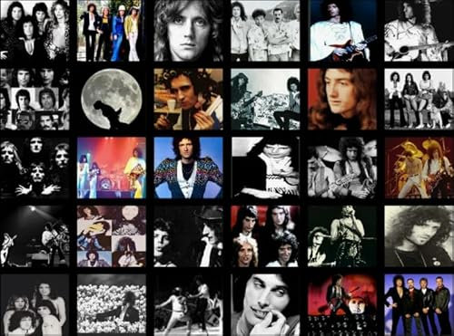 RUIYANMQ Puzzle 1000 Teile Queens.Band Art Poster Puzzle Für Erwachsene Familie Dekompression Spiele Xq467Zy