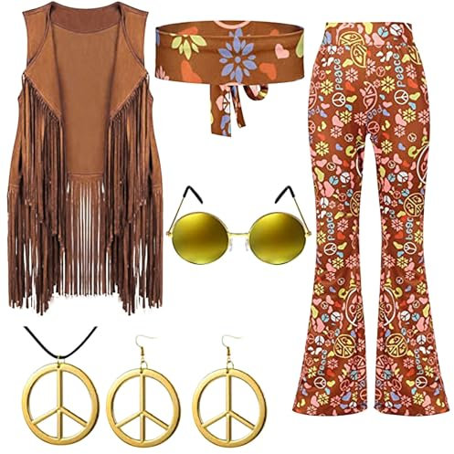 Generisch 90er 80er Jahre Outfit Damen Set, 80er Jahre Workout Kostüm Mit Neon Netzshirt Beinwärmer Stirnband Armband Ohrringe Halskette Brille Bauchtasche Ohrringe Gothic Tüllrock Mädchen 92 Rosa