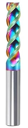 HRC65-Fräser-Bits, DLC-Beschichtung, Bunte CNC-Mehrfarben-U-förmige Nut Für Aluminium-Schaftfräser,16x85x16x200