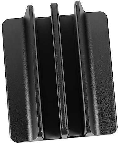 FUNNETOYU 1pc Vertical Laptop Stand Aluminum Alloy Desk Holder for Tablets Laptops Space Saving Design with Non Skid Mat for Home Office and Study Rooms