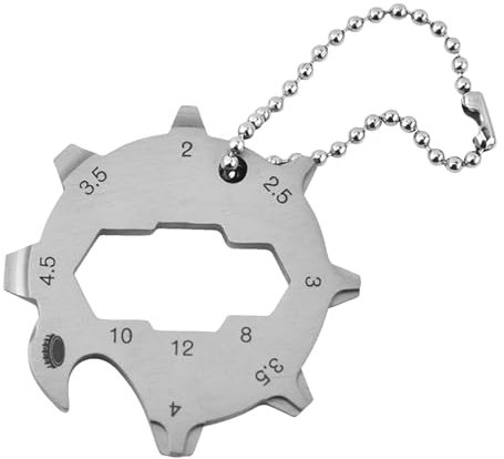 Herramienta Multiusos - Herramienta Multiusos Acero Inoxidable para Exteriores | Engranaje Octagonal Resistente con Destornillador para Mantenimiento de Coches, Montaje de Muebles y