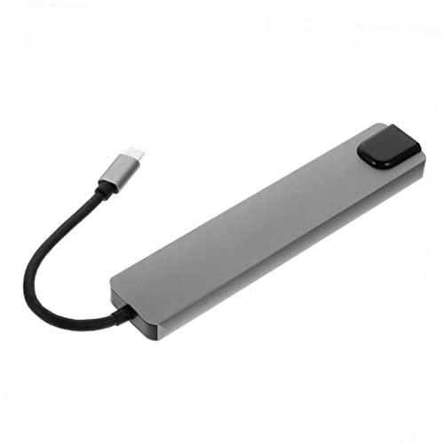 Tofficu 1pezzi Hub Usb Tipo c Dock Station Convertitore Per Dispositivi Compatibile Laptop e Computer Design Compatta e Duratura
