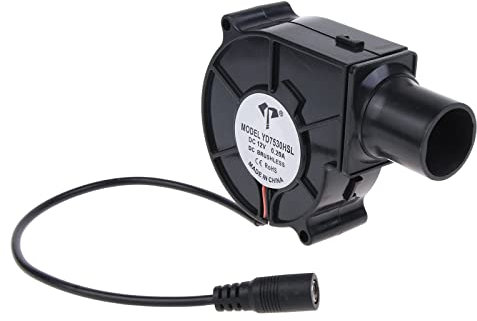 YIGZYCN Soplador 7530 - Herramienta pequeña para estufa de leña, calefacción doméstica, camping, barbacoa, ventilador de carbón de arranque, 12 V, 0,2 A