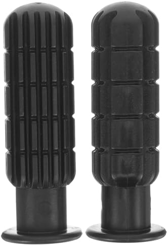 PENIKOKO PVC Tischfußballgriffe Schwarz 1 Paar 8mm für Kickertische | Rutschfest und Leicht, Ergonomische Form, den Privaten Gebrauch Am Tischfußballgerät, Widerstandsfähig in Schwarz
