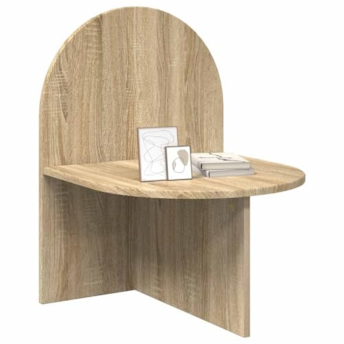 vidaXL Nachttisch Sonoma-Eiche 48 x 49 x 65 cm Holzwerkstoff, Bettzimmer Must-Haves, moderner Nachttisch, praktischer Beistelltisch, schickes Mobiliar für stilvolle Deko