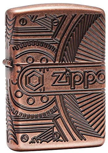 Zippo Zippo gears Windproof Lighter - Armor® antique copper, regular