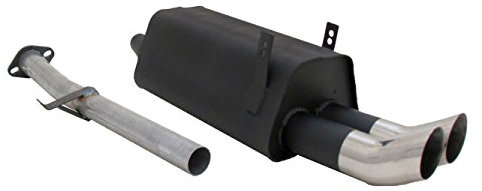 Novus Sportauspuff Endschalldämpfer Gruppe N A2202ED76 mit Endrohr 2 x 76mm DTM