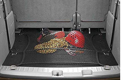 Volkswagen Gepäcknetz Caddy Maxi 07 - Schwarz, Polyester, D-Clip, 20 mm, Auto