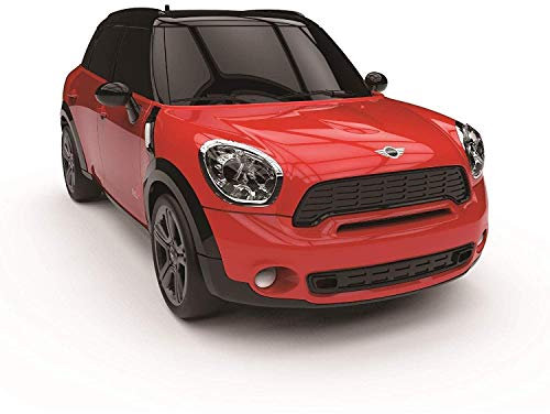 CMJ RC Cars Mini Countryman JCW Officially Licensed Remote Control Car Toy 1:24 Scale 2.4GHz Red