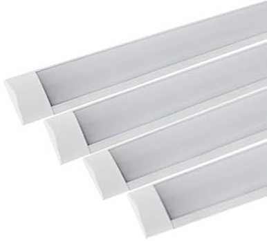 SILAMP Réglette LED 120cm 48W - Pack de 4 - Blanc Neutre 4000K - 5500K