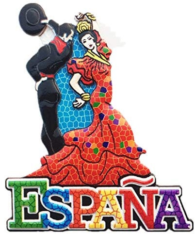 3D Flamenco Dance Spain Fridge Magnet,Home & Kitchen Decoration sticker,Spain Refrigerator Magnet Tourist Souvenir Gift Collection