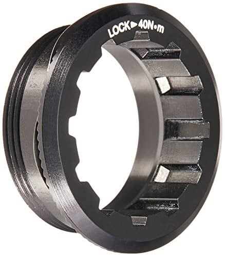 SHIMANO Spares CS-M7100 lock ring and spacer, One Size, Y0GY98010, Black