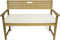 Rollmayer Bankkissen Bankauflage Sitzkissen Bankpolster Auflage für Bänke in Haus und Garten Kollektion Vivid, 1 Stück (Ecru 2, 140x40x8cm)