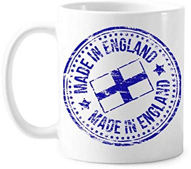 Tasse en céramique avec drapeau anglais