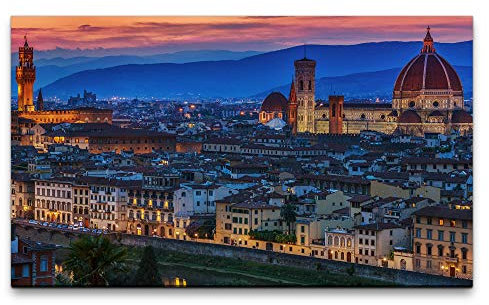 Bilder XXL Italien Panorama 120x70cm Wandbild auf Leinwand