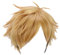 GZIRUE Gold Schwarze Kurze Gerade Perücke Haar für Halloween Party Anime Inarizaki Atsumu Miya Cosplay Wig Kostüm