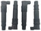 Amrxuts 4er Pack Zündspule 129700-4400 passt für SUZUKI GSX1300R GSXR1000 Hayabusa 1300R GSF GSX 650F Bandit 650 1250 GSXR750 1999-2015 F6T547