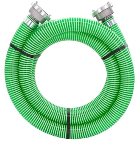 Valekna FLEXTUBE GR STORZ B - Ansaugschlauch 76mm (3 Zoll) + Storz B Kupplung, Länge 10m, Saugschlauch, Pumpenschlauch