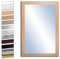 Bilderdepot24 Wandspiegel Spiegel Badspiegel Holzrahmen komplett mit Echtglas - BUCHE - ca. 70x50 cm I SUA-6071 V-III