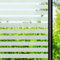 DARUITE Fensterfolie Blickdicht Milchglasfolie Selbstklebend Sichtschutzfolie Non-Klebefolie Fenster Sichtschutz Fensterfolien Folie Fenster Sichtschutz (90x300 cm, Fensterfolie Streifen)