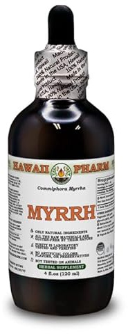 Myrrhe (Commiphora Myrrha) Trockenharz ALKOHOLFREIER Flüssigextrakt Glyzerit 120 ml