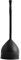 Casabella Plunger with Caddy, Black
