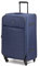 Biba Reisekoffer mit Rollen Unisex aus Polyester, Handgepäck Koffer mit Trolley Travel Lila G LG18, Griffwagen, Reißverschluss, Polyester, Farbe Marineblau
