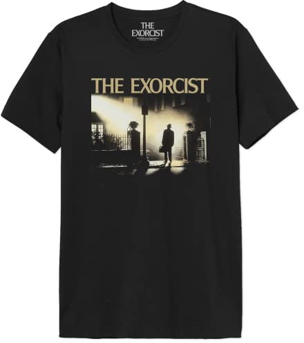 The Exorcist Herren Uxexormts002 T-Shirt, Schwarz, XS