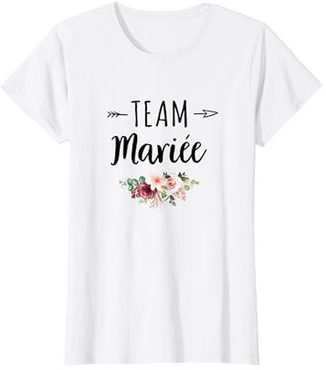 Team Mariée EVJF Femme future mariée équipe de la mariée T-Shirt