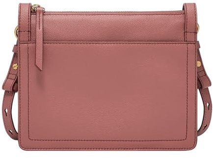 Fossil Damentasche Taryn, rosa Leder Crossbody Tasche, L: 24,1 cm, B: 5,7 cm, H: 18,4 cm, ZB1894665