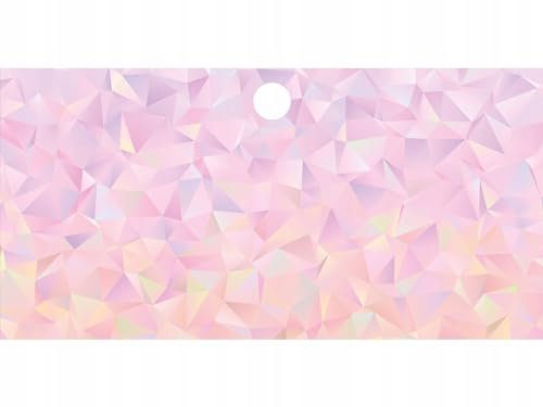 HUBDECO Schreibtischunterlage - Schützt Schreibtisch vor Kratzern und Schäden - mit Kabeldurchlass - Mauspad XXL Pflegeleicht, Wasserfest - 105x50cm - Schreibtisch Zubehör Rose Abstraktion