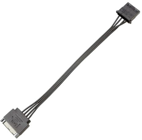 RUITEXUN Cavo di alimentazione Molex da SATA a IDE, 15 pin SATA maschio a 4 pin Molex IDE LP4 femmina, cavo di alimentazione per hard disk del computer, disco rigido HHD SSD DVD RW, unità ottica
