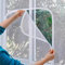 Monbaer Moustiquaire de fenêtre pour terrasse, balcon, tailles personnalisées, filet de protection pour chat et animaux domestiques, air frais, moustiquaire avec fermeture éclair